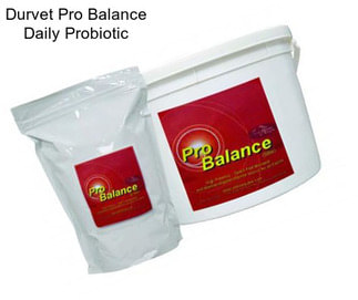 Durvet Pro Balance Daily Probiotic