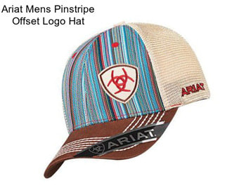 Ariat Mens Pinstripe Offset Logo Hat