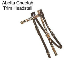Abetta Cheetah Trim Headstall