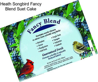 Heath Songbird Fancy Blend Suet Cake