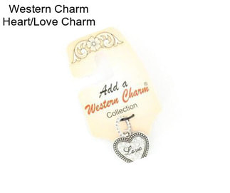 Western Charm Heart/Love Charm