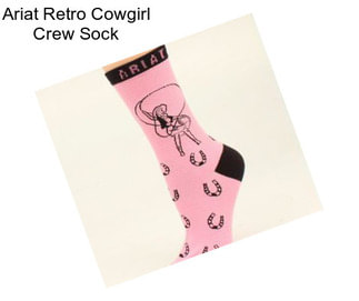 Ariat Retro Cowgirl Crew Sock