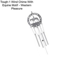 Tough-1 Wind Chime With Equine Motif - Western Pleasure