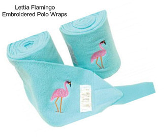 Lettia Flamingo Embroidered Polo Wraps