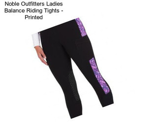 Noble Outfitters Ladies Balance Riding Tights - Printed