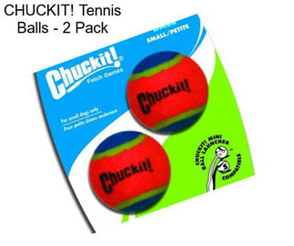 CHUCKIT! Tennis Balls - 2 Pack