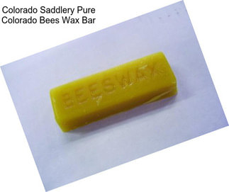 Colorado Saddlery Pure Colorado Bees Wax Bar