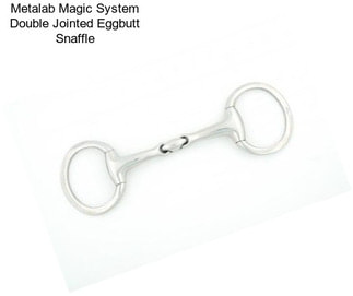 Metalab Magic System Double Jointed Eggbutt Snaffle