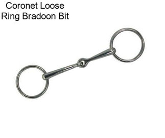 Coronet Loose Ring Bradoon Bit