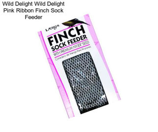 Wild Delight Wild Delight Pink Ribbon Finch Sock Feeder