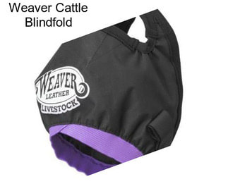 Weaver Cattle Blindfold