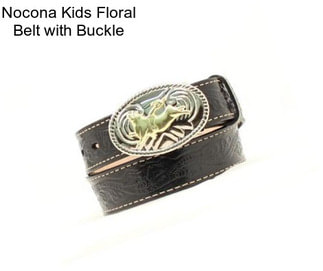 Nocona Kids Floral Belt with Buckle