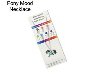 Pony Mood Necklace