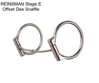 REINSMAN Stage E Offset Dee Snaffle