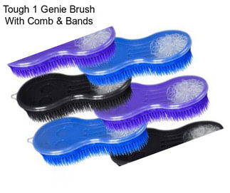 Tough 1 Genie Brush With Comb & Bands