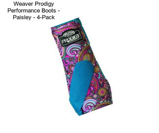 Weaver Prodigy Performance Boots - Paisley - 4-Pack