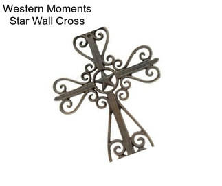 Western Moments Star Wall Cross