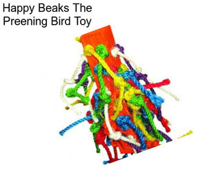 Happy Beaks The Preening Bird Toy