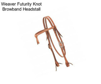 Weaver Futurity Knot Browband Headstall