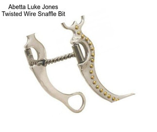 Abetta Luke Jones Twisted Wire Snaffle Bit