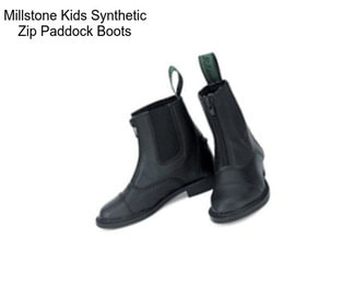 Millstone Kids Synthetic Zip Paddock Boots