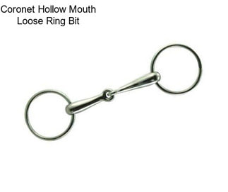 Coronet Hollow Mouth Loose Ring Bit