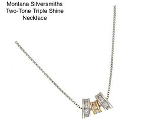 Montana Silversmiths Two-Tone Triple Shine Necklace