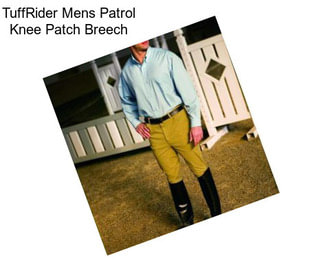 TuffRider Mens Patrol Knee Patch Breech