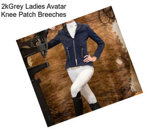 2kGrey Ladies Avatar Knee Patch Breeches