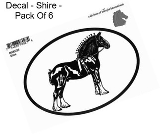 Decal - Shire - Pack Of 6