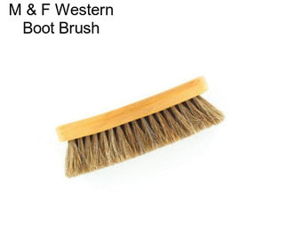 M & F Western Boot Brush