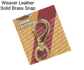 Weaver Leather Solid Brass Snap