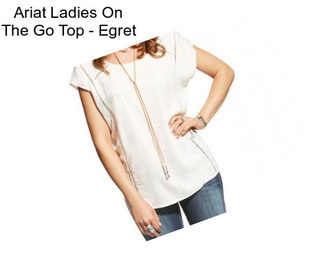 Ariat Ladies On The Go Top - Egret