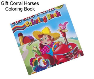 Gift Corral Horses Coloring Book