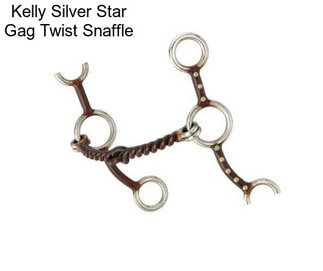 Kelly Silver Star Gag Twist Snaffle