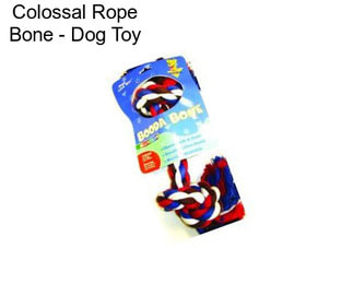 Colossal Rope Bone - Dog Toy