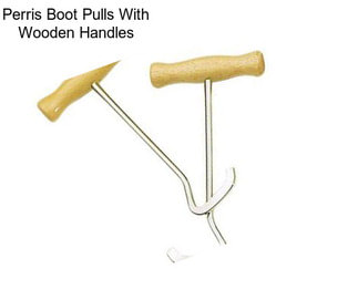 Perris Boot Pulls With Wooden Handles