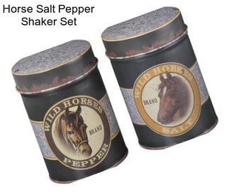 Horse Salt Pepper Shaker Set