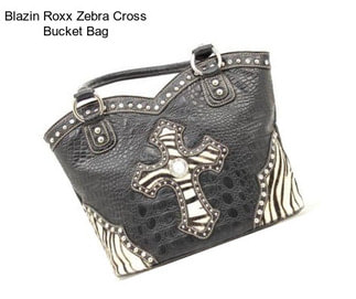 Blazin Roxx Zebra Cross Bucket Bag