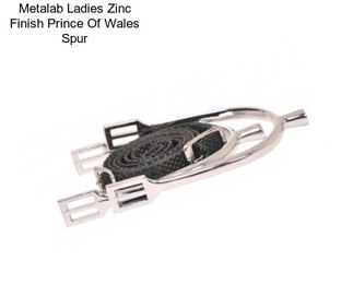 Metalab Ladies Zinc Finish Prince Of Wales Spur