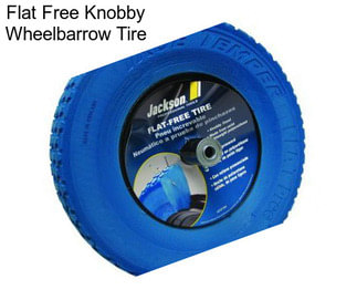 Flat Free Knobby Wheelbarrow Tire