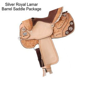 Silver Royal Lamar Barrel Saddle Package