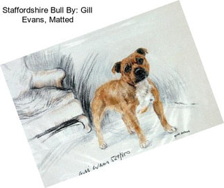 Staffordshire Bull By: Gill Evans, Matted