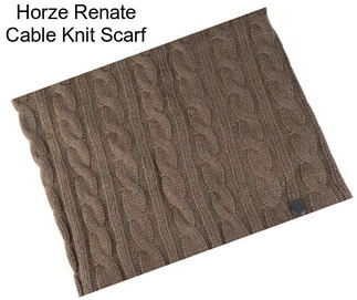 Horze Renate Cable Knit Scarf