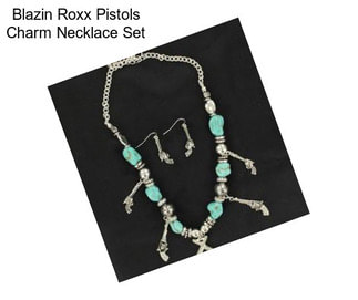 Blazin Roxx Pistols Charm Necklace Set