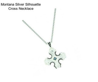 Montana Silver Silhouette Cross Necklace