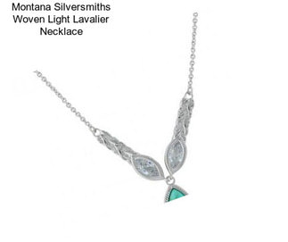 Montana Silversmiths Woven Light Lavalier Necklace
