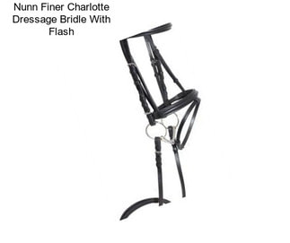 Nunn Finer Charlotte Dressage Bridle With Flash