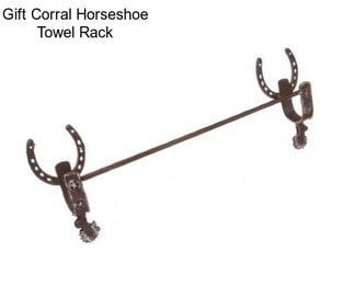 Gift Corral Horseshoe Towel Rack