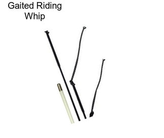 Gaited Riding Whip